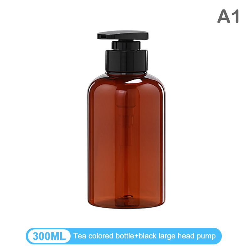 1Pcs Refillable 300/500 mL Dispenser Bottles – Empty Containers for Shampoo, Conditioner, Body Wash, and Liquid Soap