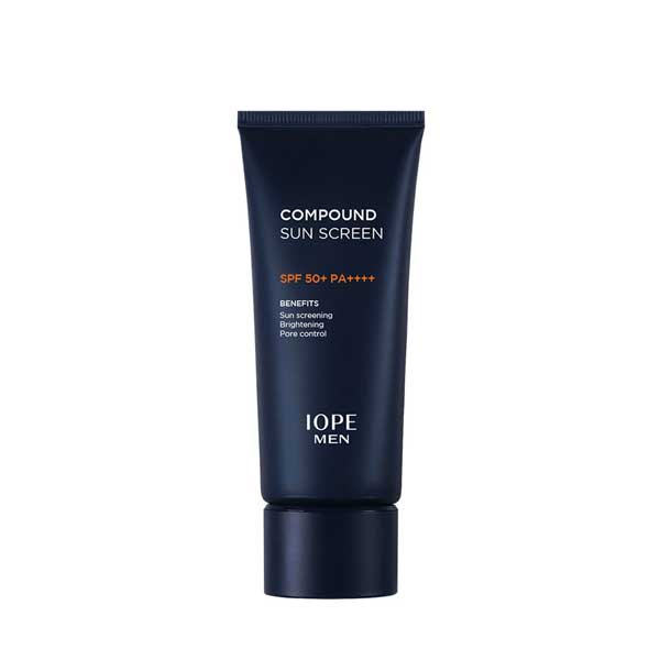 IOPE Мужской солнцезащитный крем Compound SPF50+ PA++++ Защита от УФ-лучей Увлажняющий солнцезащитный крем 50 мл