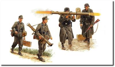 PLATZ Dragon WW2 Soldat Allemand Maquette Plastique DR6374 1/35 Antichar avec Panzerschreck (la personne)
