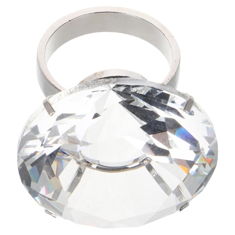 Dazzling Cubic Zirconia Fashion Rings Multipurpose Accessory Sparkling Dress Rings Suitable for Costumes Evening Gowns
