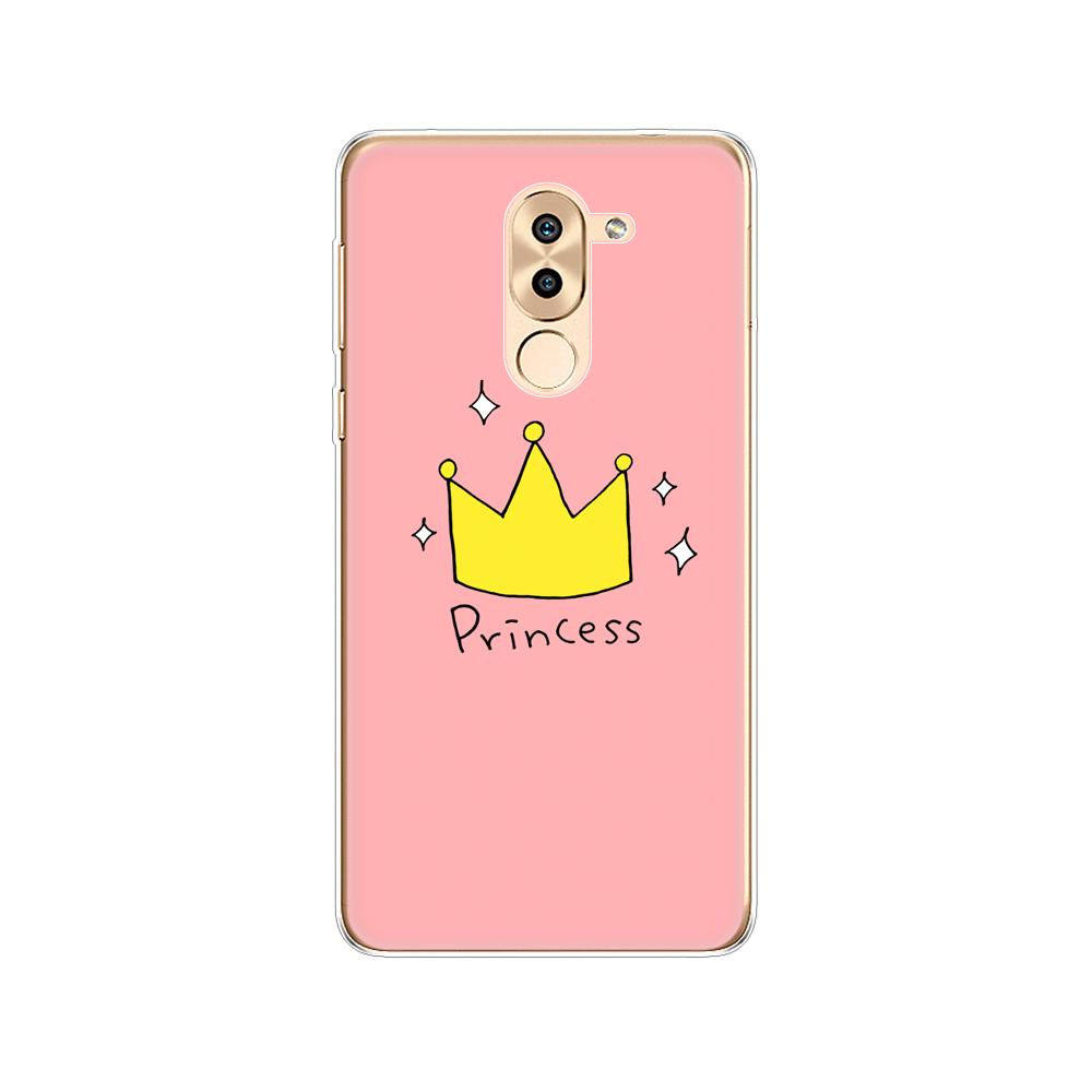 Phone Case for Huawei Honor 6X Soft Tpu Silicon Back Cover 360 Full Honor 6x Covers Protective Printing Transparent Clear Coque