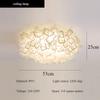 Simple PVC Material Petal Ceiling Lamp Nordic Modern Living Room Decoration Bedroom Study Pendant Lamp LED Light Guide Plate