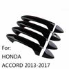 Upgrade Para Honda Accord 9ª Geração 2013 2014 2015 2016 2017 Capa para Maçaneta da Porta do Carro Adesivos de Tampa de Puxador Brilhante