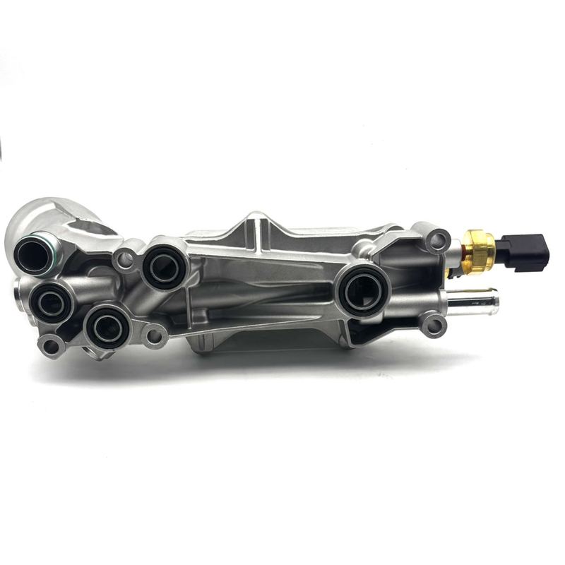 OE:68105583AF 68105583AA Aluminium Motorölfiltergehäuse Kühlersatz für Jeep Grand Cherokee Dodge Charger Journey Ram 3.6L V6