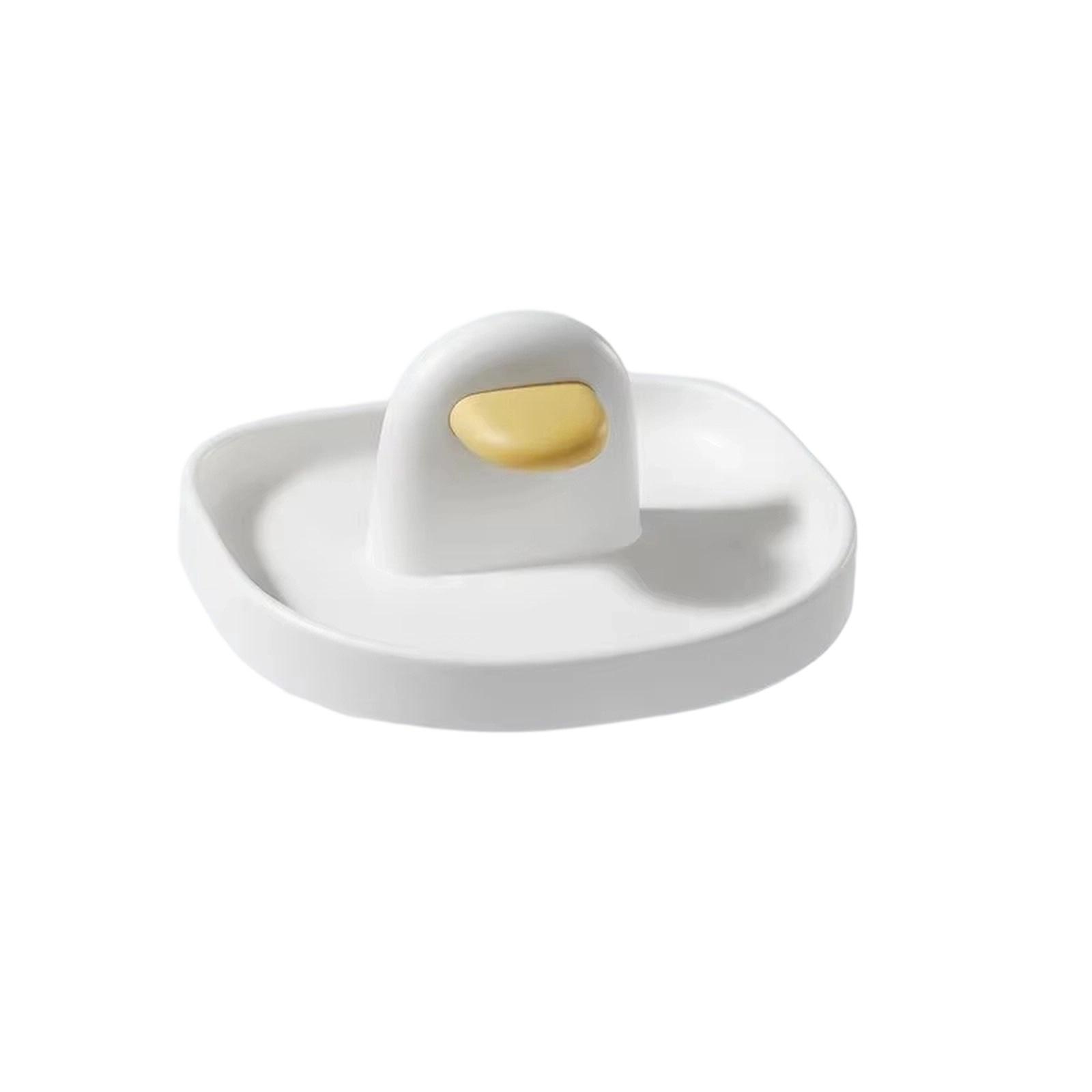 

Multi-Functional Kitchen Lid Holder Stand Pot Lid Rest Cooking Utensil Organizer Easy to Clean Durable Material one size білий