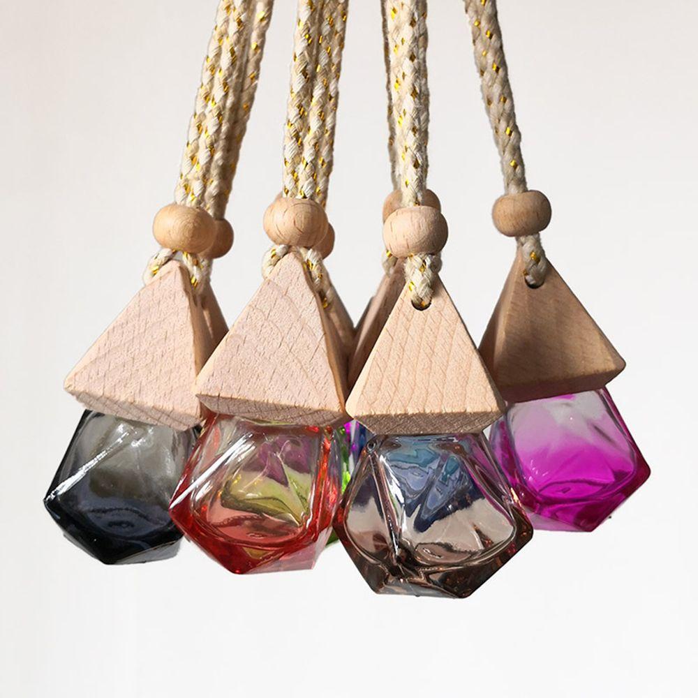 Clear Interior Empty Bottle Air Freshener Car Perfume Pendant Car Fragrance Perfume Hanging
