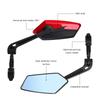 Bicycle Rear View Mirror Wide Range Reflector Two-Color Wide Angle Adjustable Bike Handlebar Rearview Mirrors MTB Accessories
