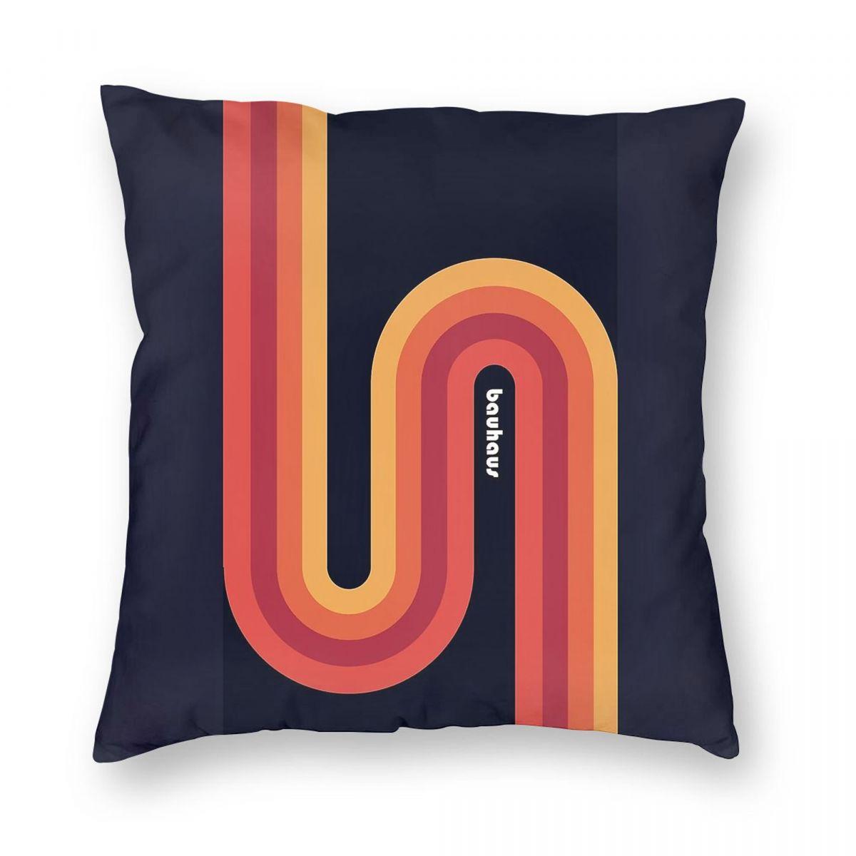 

Bauhaus Architecture Square Pillowcase Polyester Linen Velvet Creative Zip Decor Throw Pillow Case Sofa Seater Cushion Case 30cmx30cm