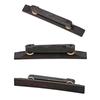 Wood Adjustable Bridge Guitar Bridge Ebony Hardware Accessory for Archtop Guitar