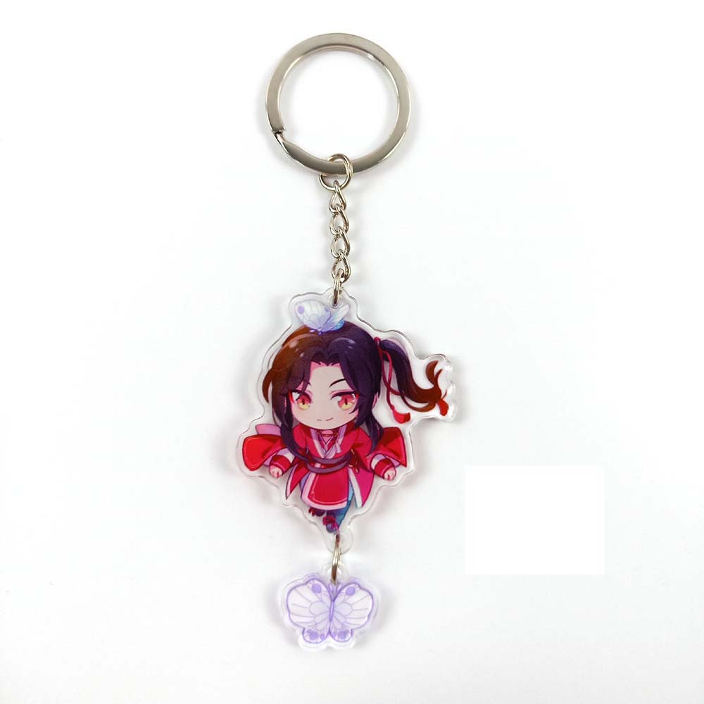 Bag Pendant Car Interior Accessories Keychain Key Rings Heaven Officials Blessing Tian Guan Ci Fu