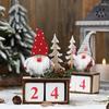 Ornament Christmas Elderly Pinecone Calendar Elderly Xmas Countdown Garnish