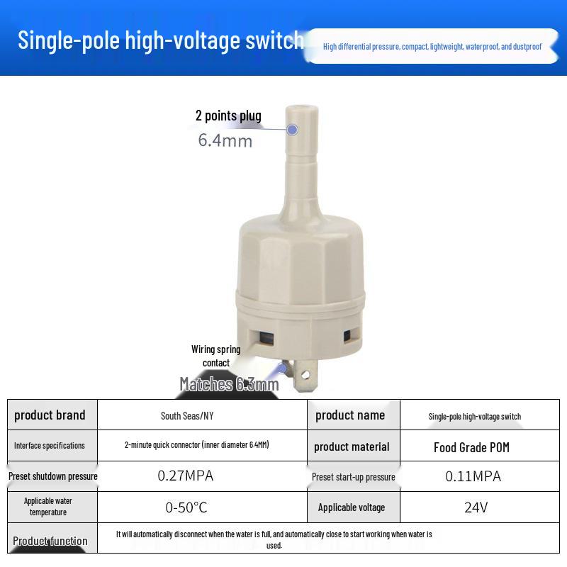 Univerzální 2/3cestný solenoidový ventil pro přívod vody a splachovací ventil odpadní vody pro čističky