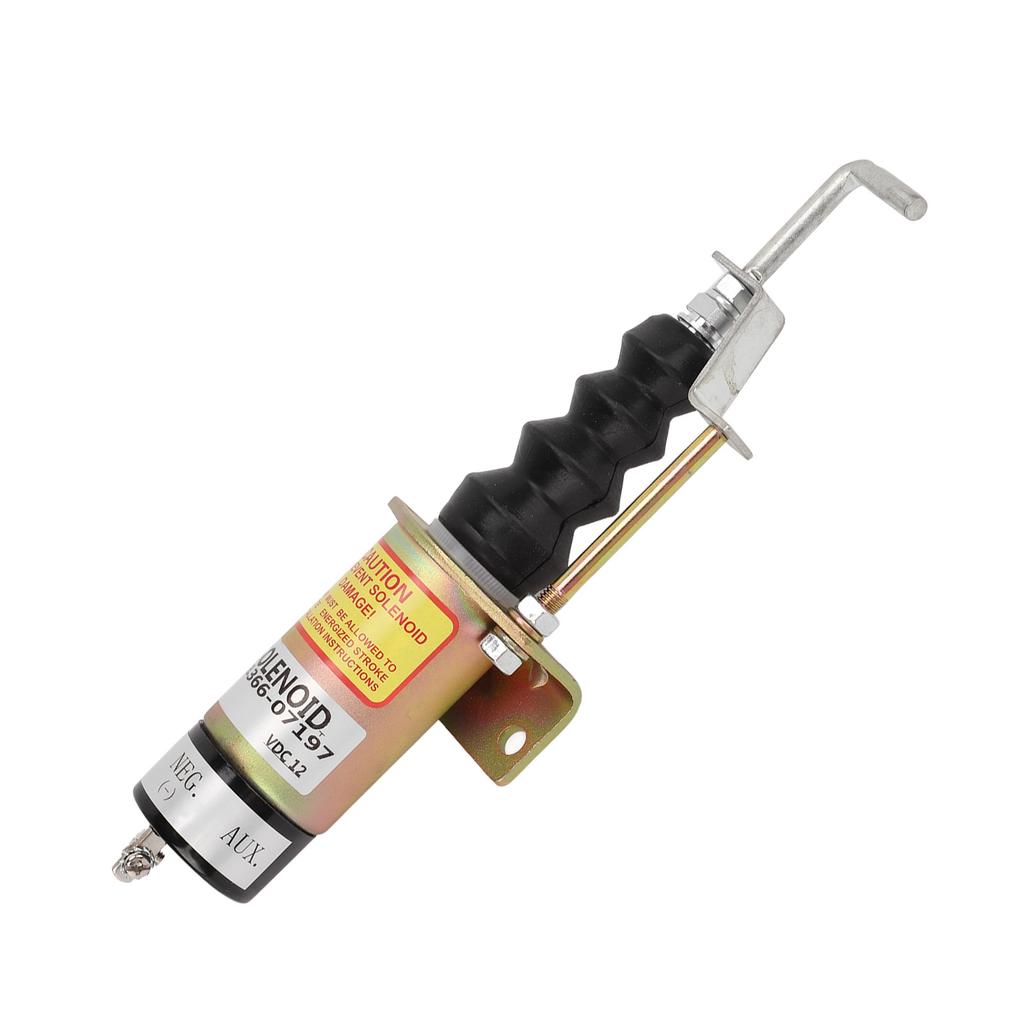 12V Fuel Shut Off Solenoid Valve 36607197 Replacement for Lister Petter LPW LPWS LPWT Engine