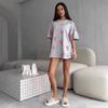 American Retro 100% Cotton Heart Embroidery T-Shirt