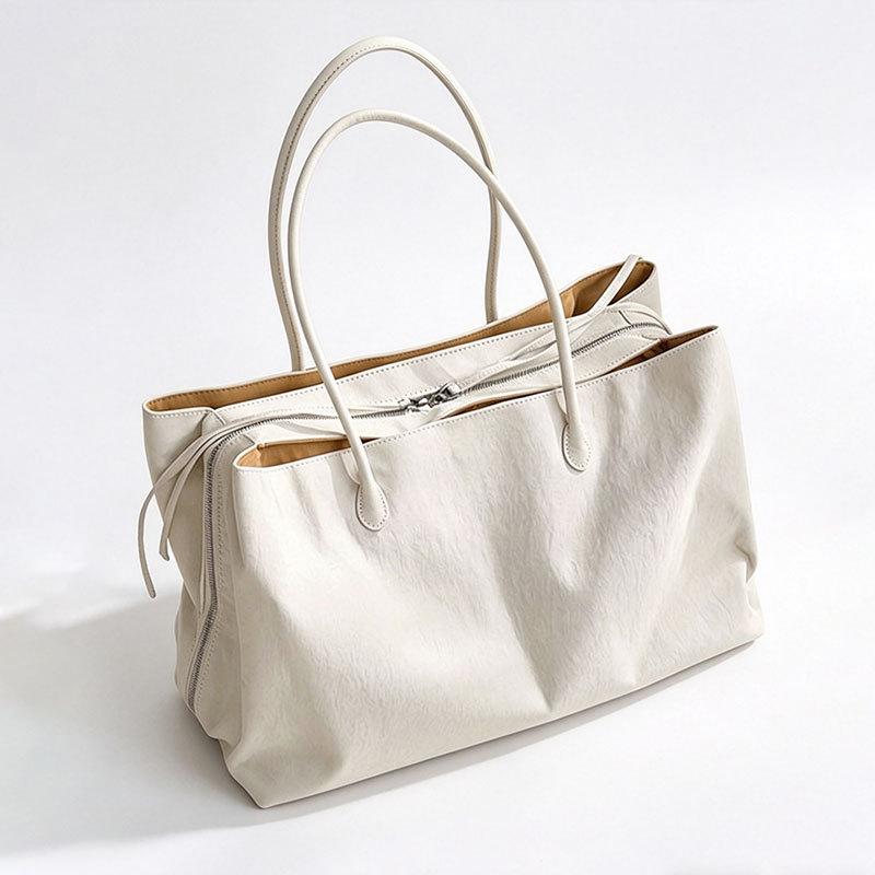 Tote bag lightweight nylon large bag large capacity multi-compartment commuter bag minimalist design women's bag