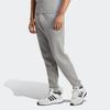 Adidas Originals Trefoil Essentials Pants With Solid Color Logo Embroidery And Elastic Cuffs Men Bottoms Medium-Hemp-Gray IA6350