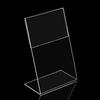 Durable Transparent Acrylic Display Stand 10cmx15cm Double Side Desk Photo Frame Ad Frame A6 Size Table Sign Holder Card Holders
