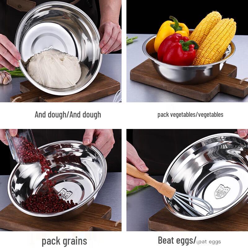 304 Stainless Steel Round Soup Bowl