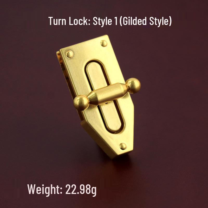 Retro Bronze Twist Lock Buckle for