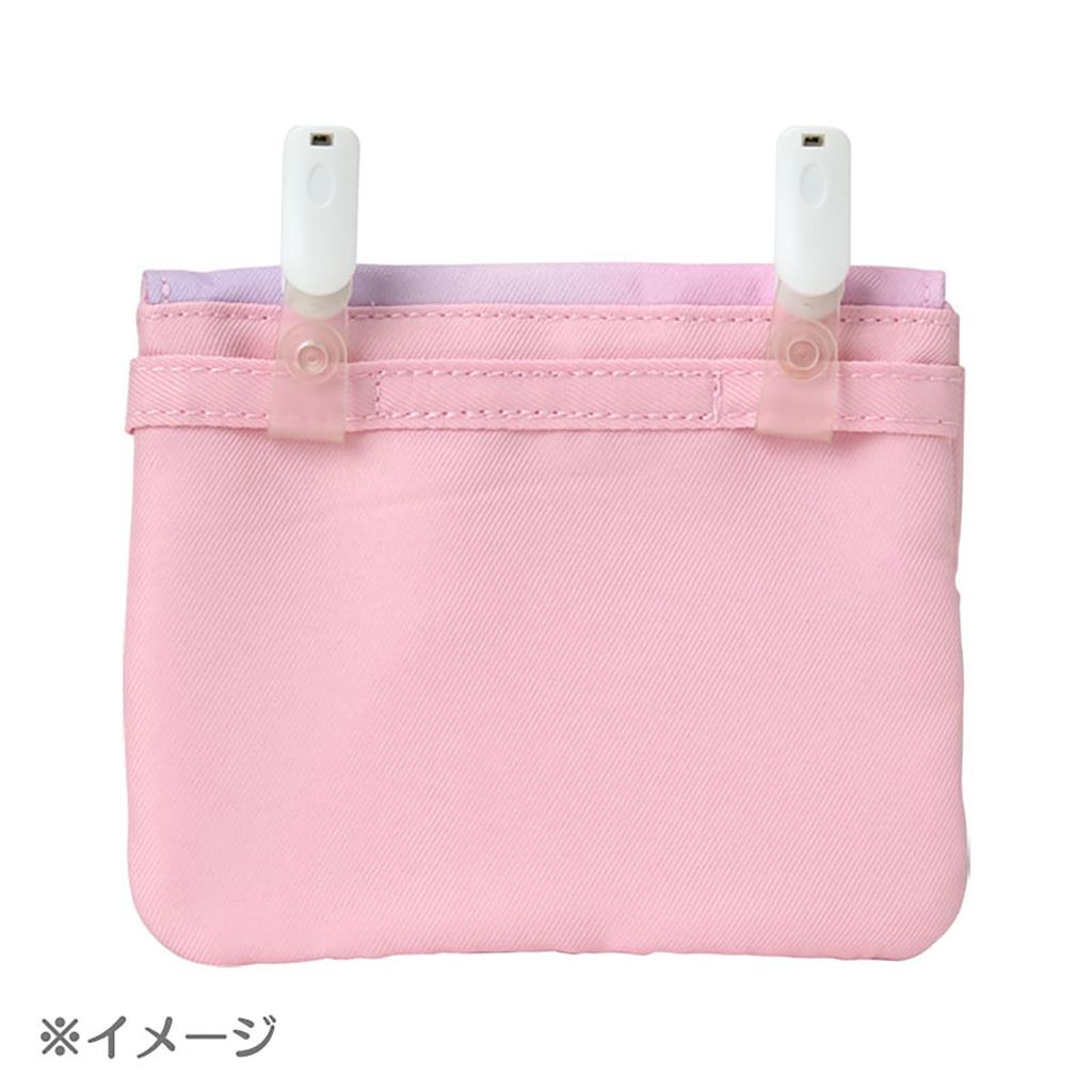 Sanrio Hello Kitty Shoulder Pocket W X D X with Name Space for Product Number 102156 Pouch, Polyester, Approx. 5.5" 0.5" 4.5" H, Inside, Children,