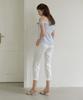 REORG Gir Capri Pants White