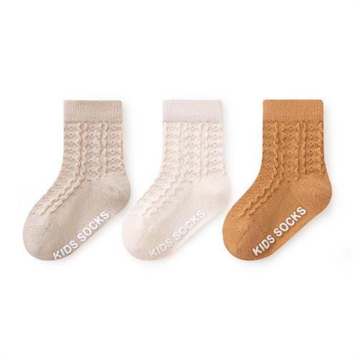 Lawadka 3Pairs/set Baby Girls Boys Socks For Newborn 0-5Y Summer Spring Children's Cotton Toddler Infant Non-slip  Floor Sock