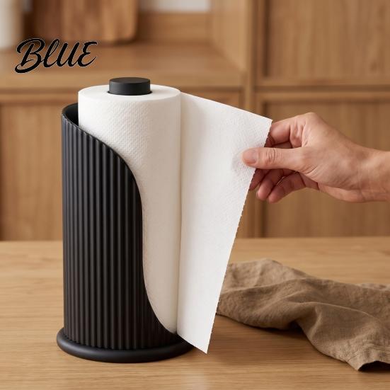 Easy Access Paper Print PLA Roll Holder Vertical Striped Towel Rack Modern 3D Standing Durable