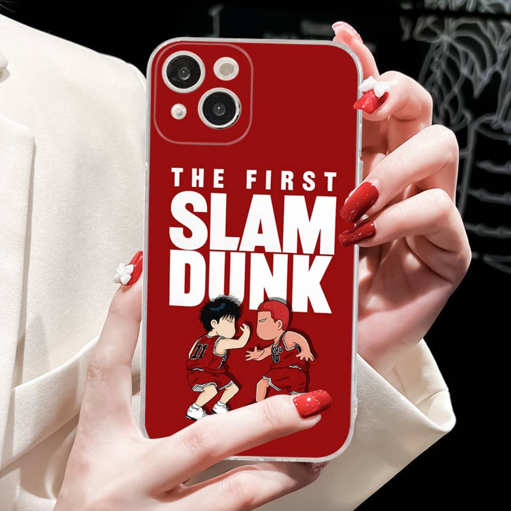Lovely Anime S-Slam D-Dunk Fit For IPhone 16 15 Promax Phone Case IPhone 14 11 12 High End 13 Pro Silicone