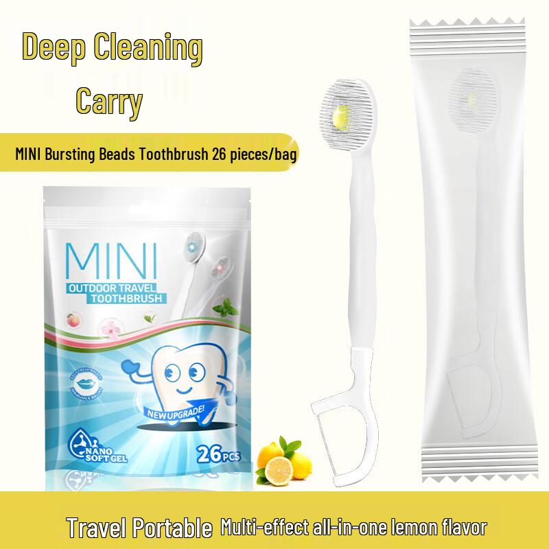Ally Lemon Scented Disposable Nano Toothbrushes
