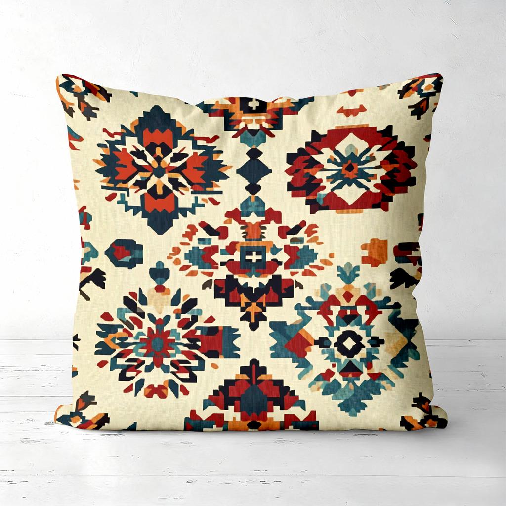Bohemian Style Printed Decorative Throw Pillow Covers Polyester pillowcase, sofa decorative cushion cov Headboard Pillow