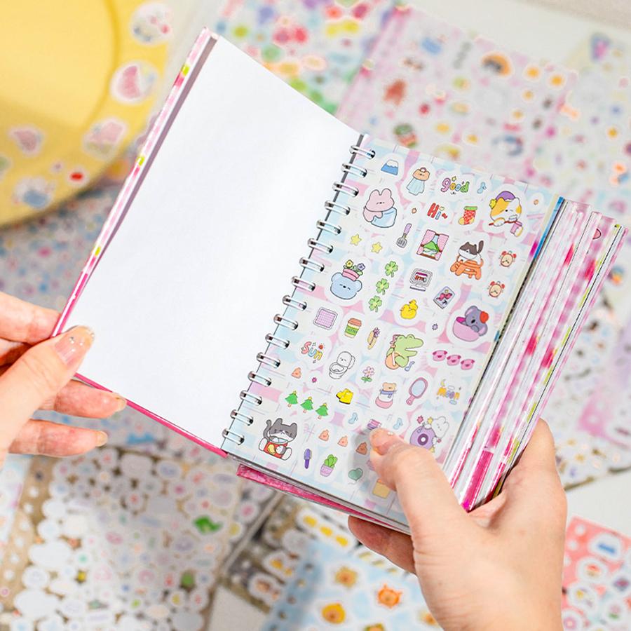 30sheets/book Stickers Book Love Notes Series Decorative Collages Phone Cases Notebooks Envelopes Scrapbooks Cups DIY Sticker