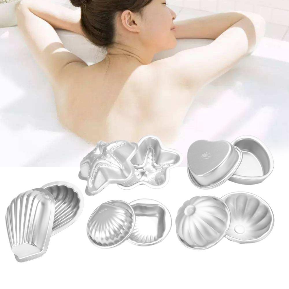 Silvery White Cake Mould Tool Reusable Handmade Soap Mold Bath Bomb Mold  Baking Making
