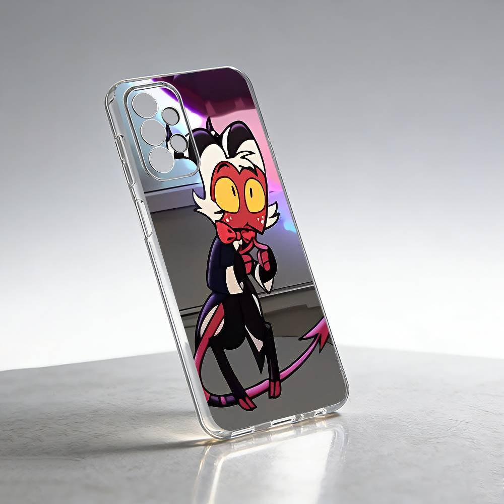 Helluva Boss Moxxie-e Phone Case Transparent Silicone Soft For Samsung S25,S24,S21,S22,S23,S30,Ultra,S20,Plus,Fe Samsung S25ULTRA