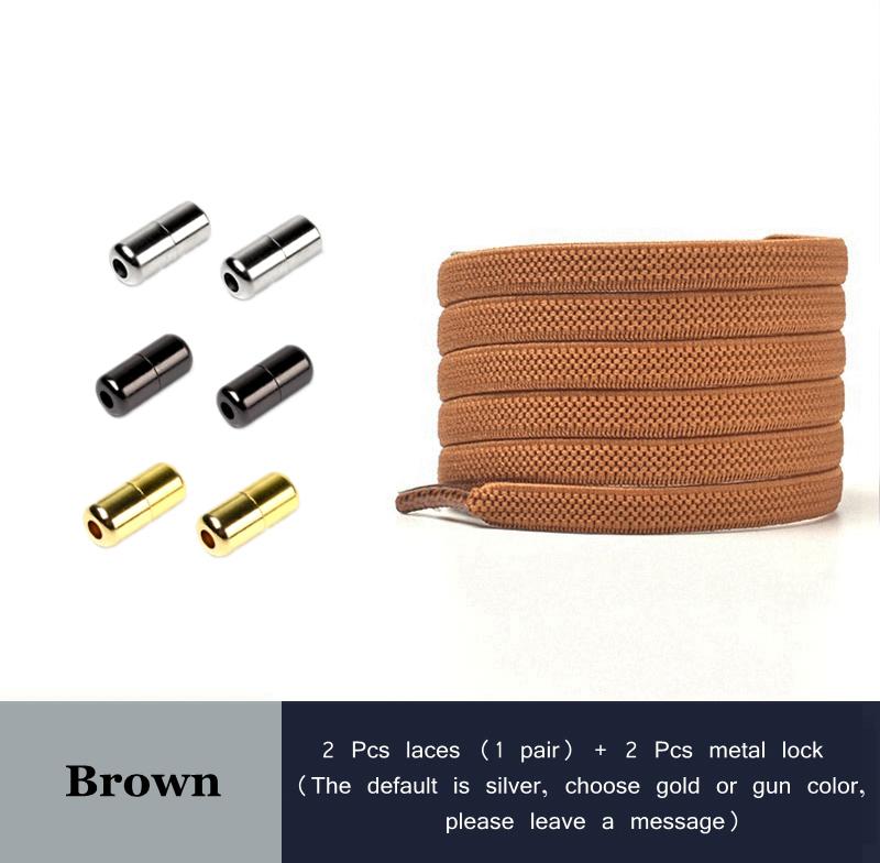 Flat No Tie Shoe Laces Black White Shoelaces for Sneakers Elastic Laces Without Ties Kids Adult Quick Lace for Shoes Rubber Band