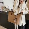 Casual Contrasting Colors Large-capacity Tote Bag Women 2025 New Versatile Commuter Shoulder Underarm Bag Women