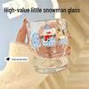 Shangqi Snögubbe Tecknad Glas