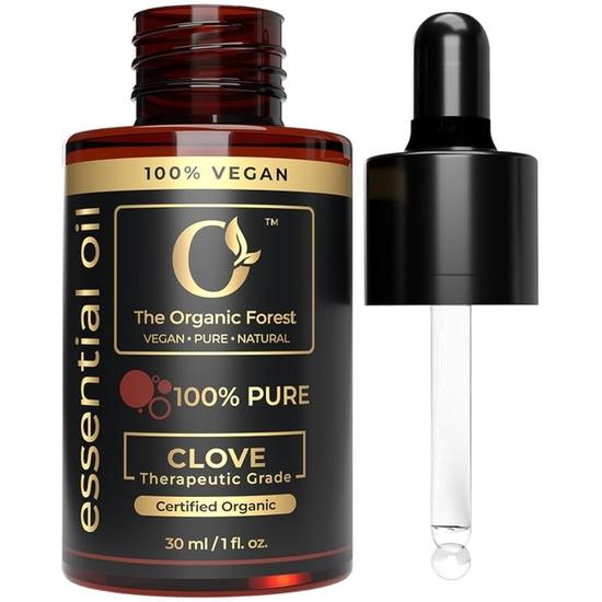 100% Plant Based Clove Oil for Massage, Diffuser & Aromatherapy - Pure and Organic Clove Essential Oil for Skin Care, Hair Care, Sore Muscles