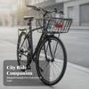 Rear Bike Basket with Mounting Hardware Spacious Cargo Carrier