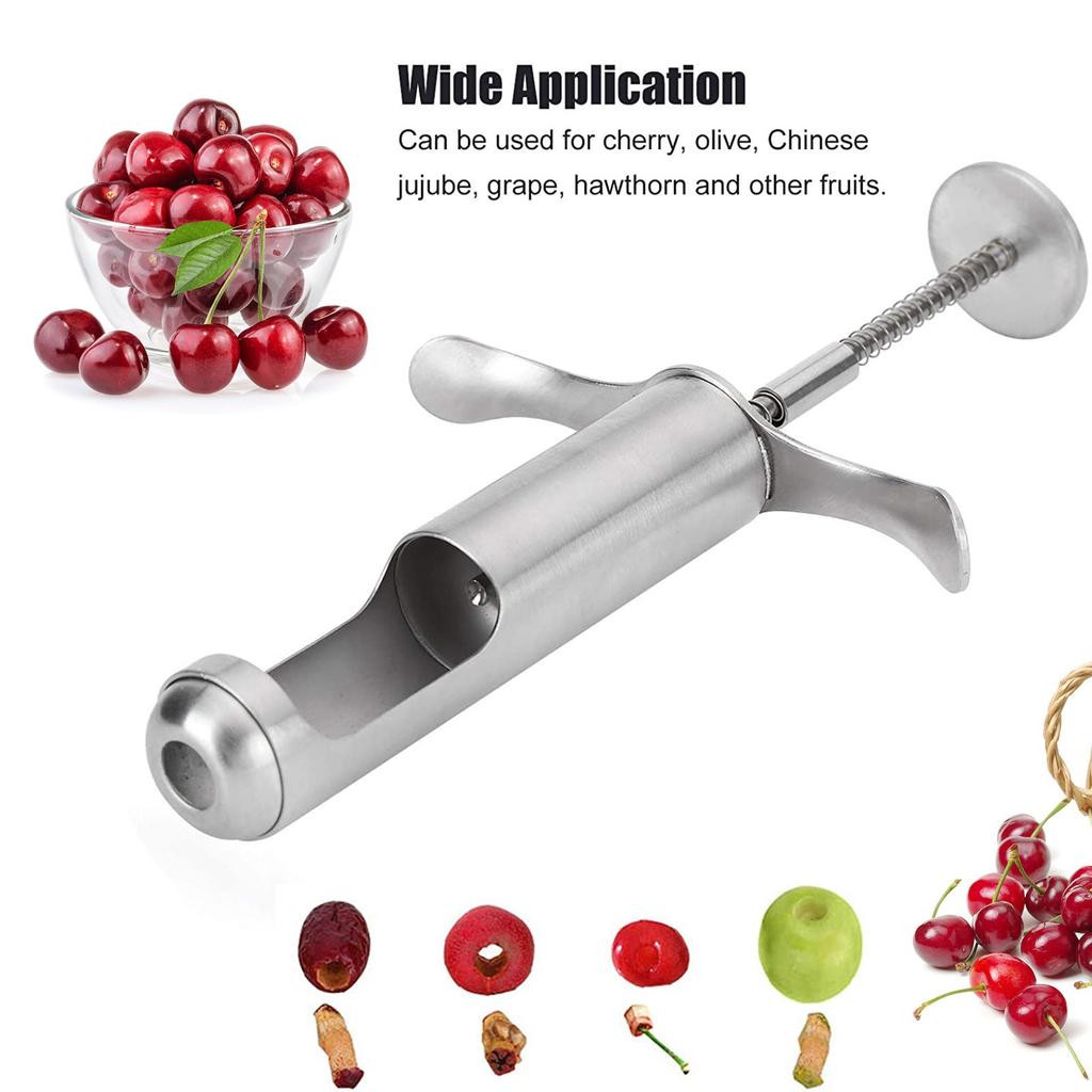 Stainless Steel Fruit Remover Kit Kitchen Utensils Multifuctional Handheld Design Fruit Core Remover Kitchen Accessories