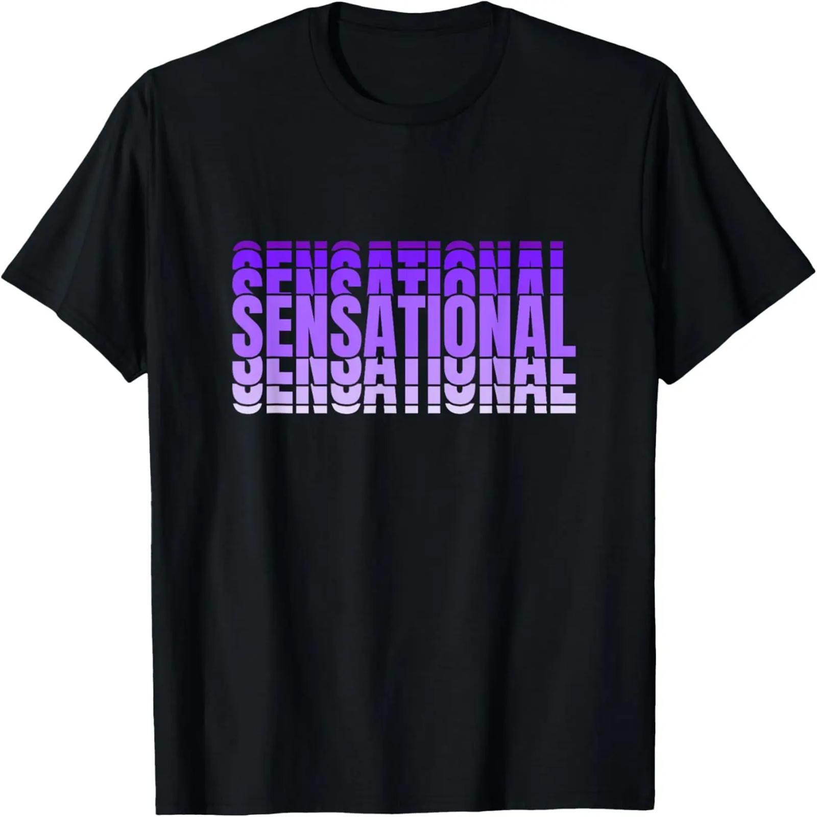 Purple Sensational Purple Color Graphic T-Shirt XXXXXL разноцветный