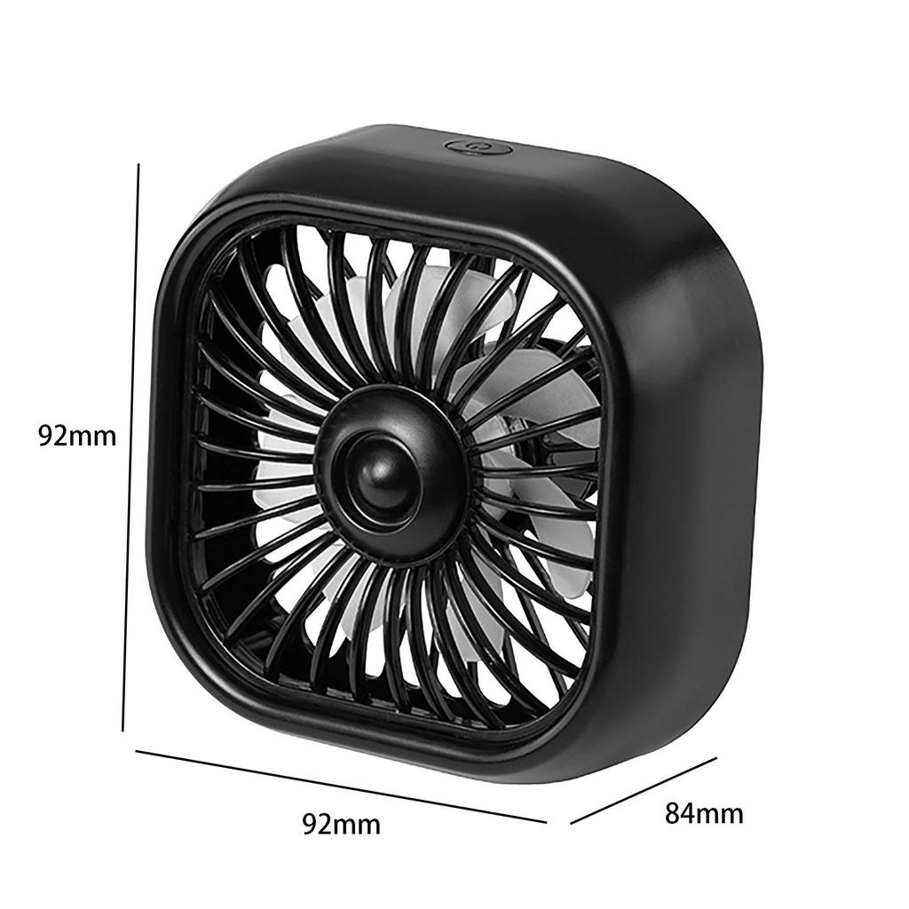 Small Car Summer Fan 3 Speeds Adjustable Mini Portable Fan for Truck RV Car Accessories