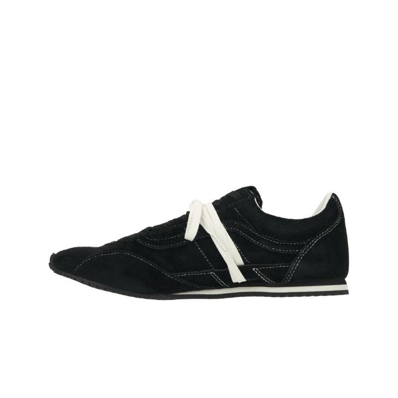 Vans Super Lowpro Suede Trainer Retro Thin Toe Casual Low Top Unisex Shoes Black VN000Z9RCJK
