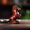 Small-Leaf Red Sandalwood Pendant: Wealth-Attracting Pixiu, Gourd, Dragon, Tortoise Design