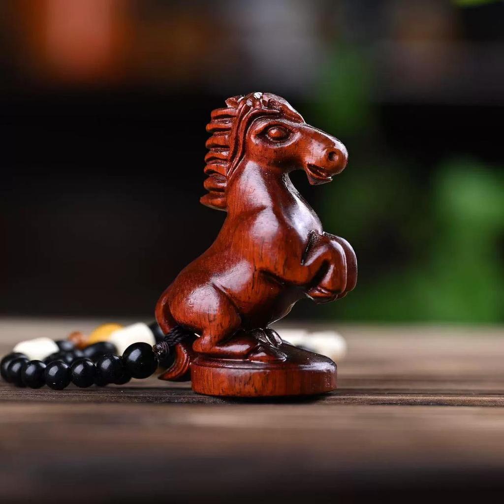 Small-Leaf Red Sandalwood Pendant: Wealth-Attracting Pixiu, Gourd, Dragon, Tortoise Design