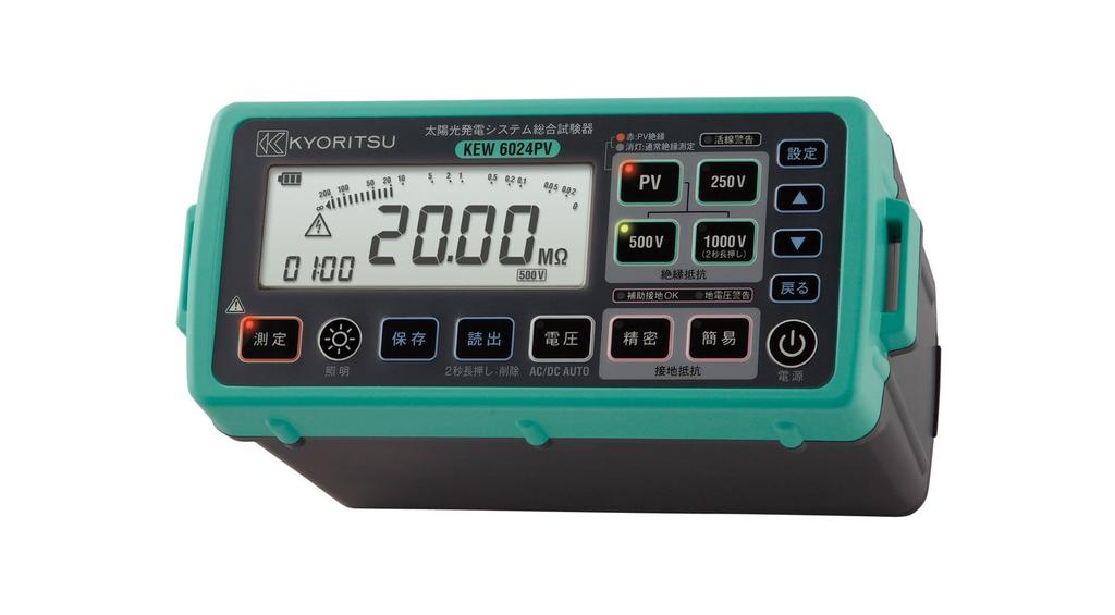 Kyoritsu Stromzähler Umfassender Tester für Solarstromerzeugungssysteme KEW 6024PV (KYORITSU)