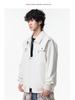 Men's Versatile Lapel Bomber Jacket - Spring & Fall Solid Color Casual Workwear