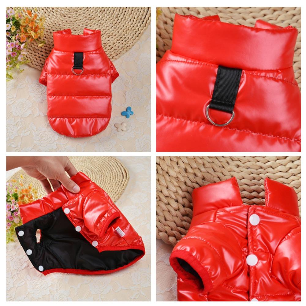 Bright Color Puppy Jacket Clothing Windproof Pet Coat Outfits Winter Dog Clothes  French Bulldog