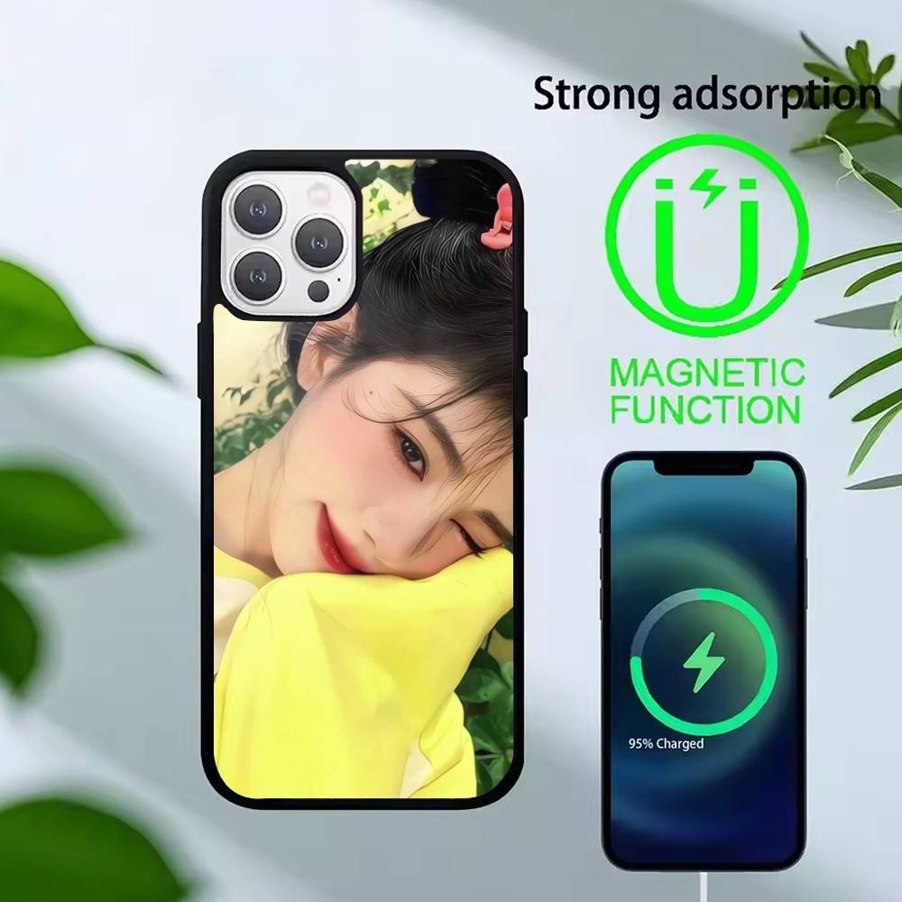 Ju Jingyi Y- Kiku Phone Case For iPhone17,16,15,14,13 Plus,Pro Max Magnetic For Magsafe Wireless Charging