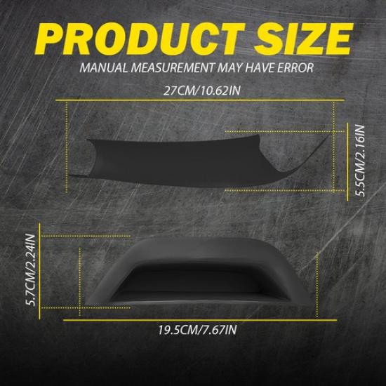 Interior Door Handle Cover Pull Trim Black For BMW X3 X4 F25 F26 I