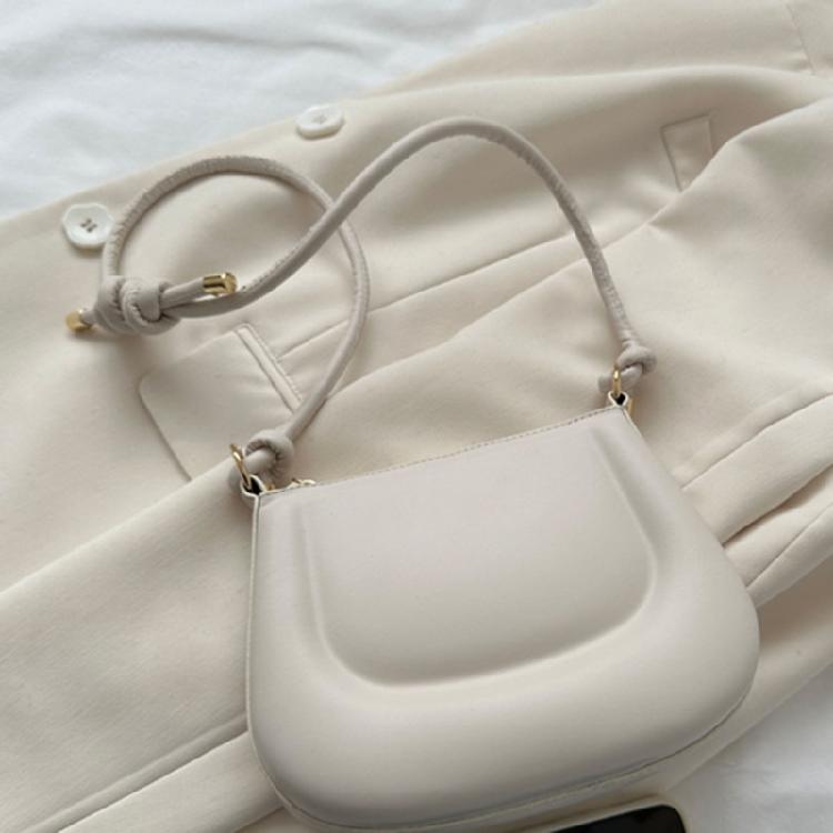 Leather Tote Bags Solid Color Handbag Armpit Bags Versatile Shoulder Bags